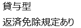 貸与型返済免除規定あり